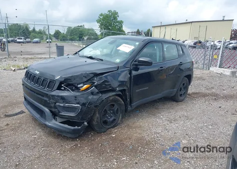 2018 Jeep Compass Sport Fwd from USA, damaged, VIN 3C4NJCAB2JT187010